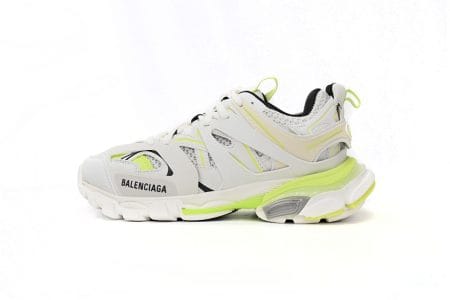 Balenciaga Tess S White Fluorescent Green