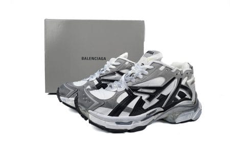 Balenciaga Runner White Black Gray