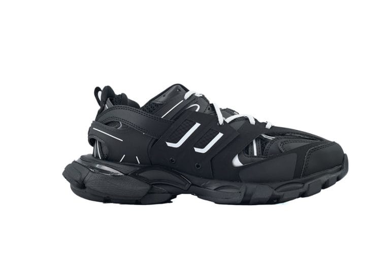Balenciaga Tess S Black And White Sneakers
