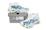 Balenciaga Runner Sneaker White Blue Graffiti