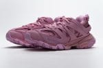 Balenciaga Tess S LED Sneaker Plum Red