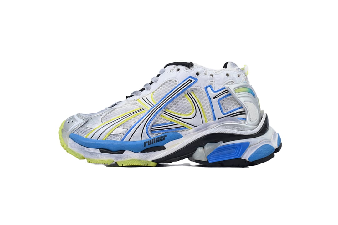 006-69.jpeg Balenciaga Runner Sneaker White Blue Yellow