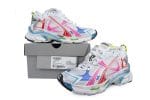 Balenciaga Runner Sneaker White Pink Blue