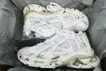 Balenciaga Runner Sneaker White Graffiti Print