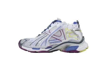 Balenciaga Runner Sneaker Silver Red