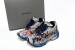 Balenciaga Runner White And Blue Printing