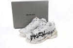 Balenciaga Runner White Black Character Print