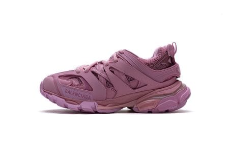 Balenciaga Tess S LED Sneaker Plum Red