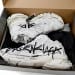 Balenciaga Runner White Black Character Print